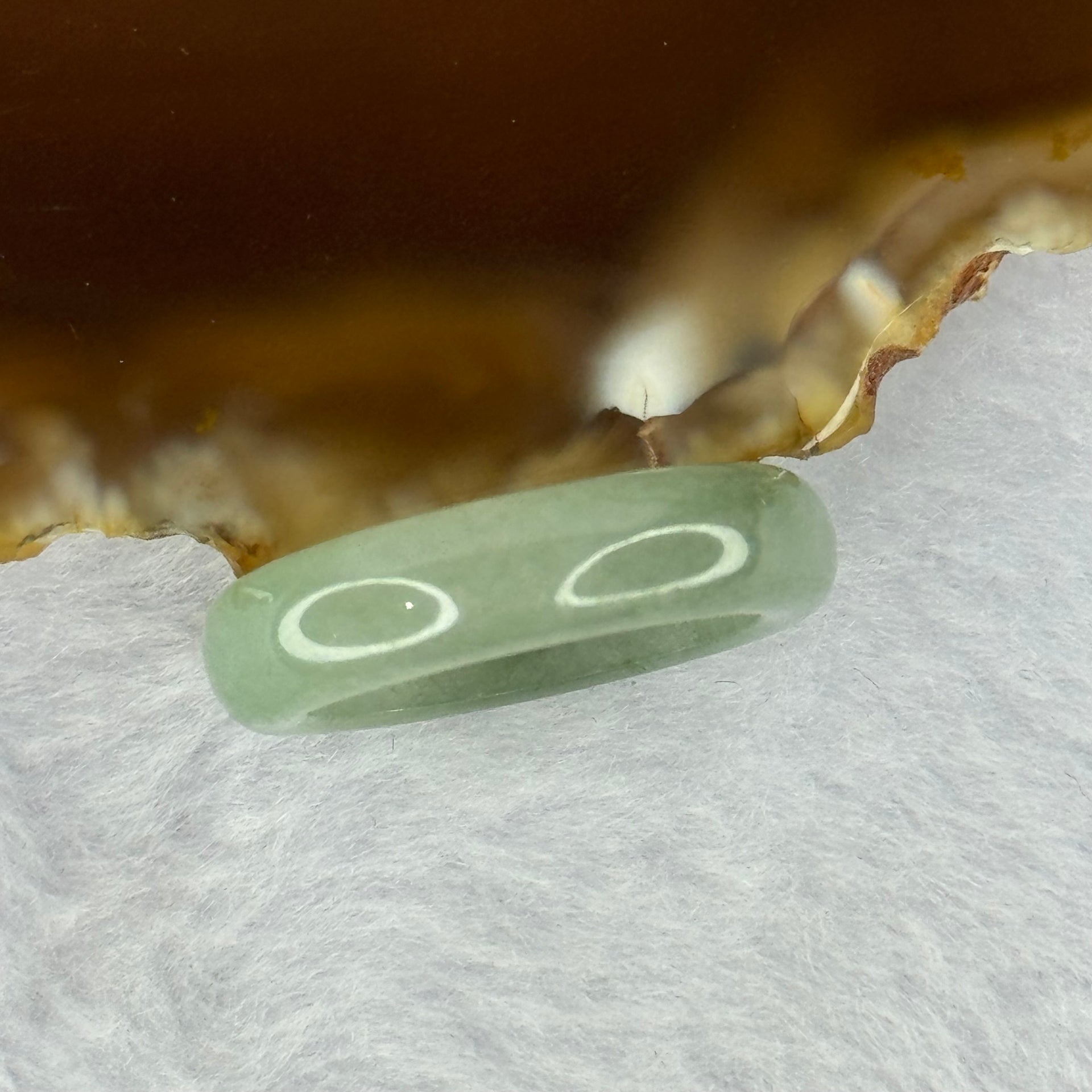 Type A Medium Green Jadeite Ring 3.65g 5.9 by 3.7mm US7 HK15.5 - Huangs Jadeite and Jewelry Pte Ltd