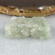 Special Natural Type A Light Green Jadeite Male Pixiu Pendant 20.74g 40.7 by 19.9 by 12.4mm - Huangs Jadeite and Jewelry Pte Ltd