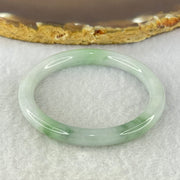 Type A Lavender and Green Jadeite Bangle Internal Diameter 44.0mm 15.58g 6.1 by 6.1mm (Very Very Fine Internal Line) - Huangs Jadeite and Jewelry Pte Ltd