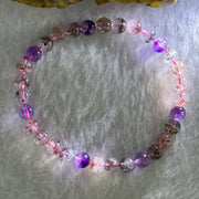 Natural Super 7 Beads Bracelet 10.48g 16.5cm 6.5mm 31 Beads - Huangs Jadeite and Jewelry Pte Ltd