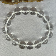 Natural Clear Quartz Beads Bracelet 天然白水晶手链 46.09g 17.5cm 12.9mm 16 Beads - Huangs Jadeite and Jewelry Pte Ltd