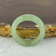 Type A Green Jadeite Ring 4.12g 6.0 by 3.7mm US7.25 HK16 - Huangs Jadeite and Jewelry Pte Ltd