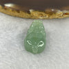 Type A Jelly Green Jadeite Pixiu Pendent A货绿色翡翠貔貅牌 8.18g 24.3 by 15.4 by 10.9 mm - Huangs Jadeite and Jewelry Pte Ltd