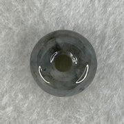 Type A Green Light Lavender With Wuji Grey Piao Hua Jadeite Ping An Kou Charm/Pendant 2.42g 13.3 by 7.1mm - Huangs Jadeite and Jewelry Pte Ltd