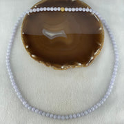 Type A Full Lavender Jadeite Beads Necklace 57.74g 66cm 7.0mm 98 Beads - Huangs Jadeite and Jewelry Pte Ltd