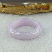 Type A Lavender Jadeite Ring 4.35g 6.9 by 3.7mm US9.5 HK21 - Huangs Jadeite and Jewelry Pte Ltd