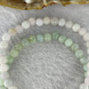 Type A Green and Lavender Jadeite Double Bracelet 15.64g 4.9mm Lavender 35 Beads Green 34 Beads - Huangs Jadeite and Jewelry Pte Ltd