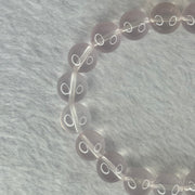 Natural Rose Quartz Beads Bracelet 天然玫瑰石英珠手链 32.72g 17.5cm 10.9mm 19 Beads - Huangs Jadeite and Jewelry Pte Ltd