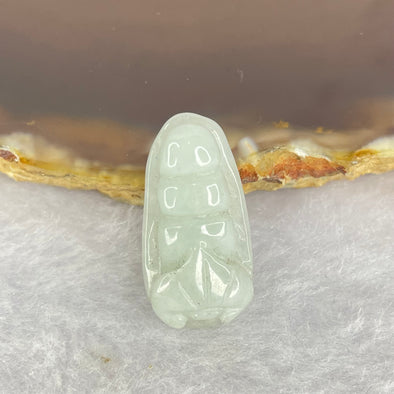 Type A Green Pea Pod Jadeite 3.24g 12.4 by 24.2 by 5.9mm - Huangs Jadeite and Jewelry Pte Ltd