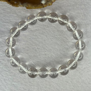 Natural Clear Quartz Bracelet 天然白水晶手链 30.71g 17cm 10.6mm 19 Beads - Huangs Jadeite and Jewelry Pte Ltd