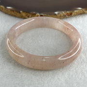 Natural Rose Quartz Bangle 54.77g Inner Diameter 58.4mm 13.0 by 10.0mm (Slight Internal Line) - Huangs Jadeite and Jewelry Pte Ltd
