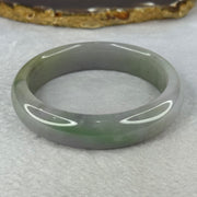 Type A Lavender with Green and Yellow Patches Jadeite Bangle Internal Diameter 59.0mm 67.00g 15.3 by 8.4mm (Close to Perfect) - Huangs Jadeite and Jewelry Pte Ltd
