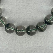 Very Good Grade Natural Green Phantom Quartz Beads Bracelet 39.25g 18cm 11.6mm 18 Beads - Huangs Jadeite and Jewelry Pte Ltd