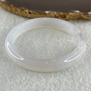 Natural Pinky Agate 9 Tail Fox Bangle 29.8g Internal Diameter 58.7mm 10.8 by 7.2mm - Huangs Jadeite and Jewelry Pte Ltd