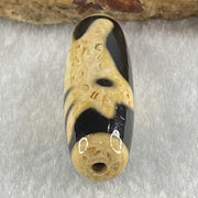 Natural Powerful Tibetan Old Oily Agate Goat Dzi Bead Heavenly Master (Tian Zhu) 山羊天珠 9.36g 38.0 by 12.6mm - Huangs Jadeite and Jewelry Pte Ltd