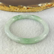 Type A Lavender and Green Jadeite Bangle Internal Diameter 44.0mm 15.58g 6.1 by 6.1mm (Very Very Fine Internal Line) - Huangs Jadeite and Jewelry Pte Ltd