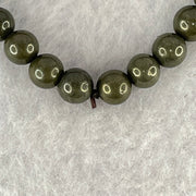 Natural Pyrite Beads Bracelet 天然黄铁矿手链 13.76g 13cm 6.4mm 25 Beads - Huangs Jadeite and Jewelry Pte Ltd