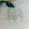 Type A Sky Blue Jadeite Pixiu on Hulu Pendent 13.48g 30.9 by 19.1 by 9.9 mm - Huangs Jadeite and Jewelry Pte Ltd