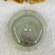 Type A Green Wuji Grey Jadeite Baby Bangle and Ping An Kou Donut Set 33.51g 6.2 by 6.0mm 38.3 by 6.2mm (Close to Perfect) - Huangs Jadeite and Jewelry Pte Ltd