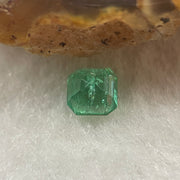 Natural Colombia Green Emerald (Beryl) Cut-Cornered Rectangular step cut 0.68ct 4.9 by 4.9 by 3.8mm - Huangs Jadeite and Jewelry Pte Ltd