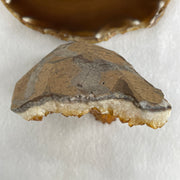 Natural Citrine Quartz Irregular Shape Display in Wooden Stand 647.0g 126.5 by 93.0 by 131.0mm - Huangs Jadeite and Jewelry Pte Ltd