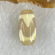 Natural Powerful Tibetan Old Oily Agate Tiger Tooth Daluo Dzi Bead Heavenly Master (Tian Zhu) 虎呀天诛 3.07g 20.0 by 10.2mm - Huangs Jadeite and Jewelry Pte Ltd