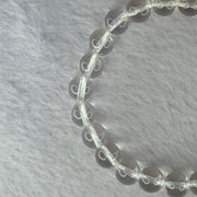 Natural Clear Quartz Bracelet 天然白水晶手链 18.92g 16.5cm 8.4mm 24 Beads - Huangs Jadeite and Jewelry Pte Ltd