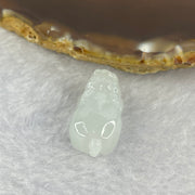 Type A Light Lavender Jadeite Pixiu Pendent A货浅紫色翡翠貔貅牌 6.48g 23.5 by 13.0 by 10.4 mm - Huangs Jadeite and Jewelry Pte Ltd