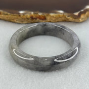 Baby Kids Type A Wuji Grey with Slight Yellow Jadeite Bangle Internal Diameter 39.9mm 26.59g 11.0 by 6.7mm (Slight Internal Lines) - Huangs Jadeite and Jewelry Pte Ltd