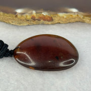 Natural Amber Pendent 天然琥珀牌 7.34g 36.1 by 28.1 by 9.2mm - Huangs Jadeite and Jewelry Pte Ltd