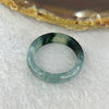 Type A Myanmar Burmese Semi Icy Blueish Green with Lavender and Dark Green Piao Hua Jadeite Ring 3.43g 6.0 by 3.4 mm US10.25 / HK23 (Close to Perfect) - Huangs Jadeite and Jewelry Pte Ltd