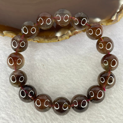 Natural Auralite Crystal Bracelet 极光手链 57.74g 13.4 mm 16 Beads - Huangs Jadeite and Jewelry Pte Ltd