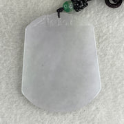 Natural Type A Lavender Jadeite Wu Shi Pai Pendant 26.80g 53.4 by 42.1 by 3.8mm - Huangs Jadeite and Jewelry Pte Ltd