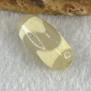 Natural Powerful Tibetan Old Oily Agate Tiger Tooth Daluo Dzi Bead Heavenly Master (Tian Zhu) 虎呀天诛 2.82g 19.9 by 10.1mm - Huangs Jadeite and Jewelry Pte Ltd