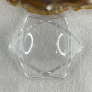 Natural Orange Calcite Ball with Clear Acrylic Display 545.43g 72.0 by 91.0mm - Huangs Jadeite and Jewelry Pte Ltd