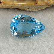 Natural Sky Blue Topaz Teardrop Shape 9.92ct 15.9 by 10.6 by 8.3mm - Huangs Jadeite and Jewelry Pte Ltd