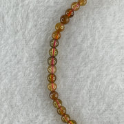 Natural Yellow Tourmaline Crystal Beads Bracelet 2.69g 16cm 3.2mm 66Beads - Huangs Jadeite and Jewelry Pte Ltd