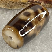 Natural Powerful Tibetan Old Oily Agate Patina Guiren Tairen Human Dzi Bead Totem Amulet Heavenly Master (Tian Zhu) 贵人天诛 4.88g 19.8 by 11.8mm - Huangs Jadeite and Jewelry Pte Ltd