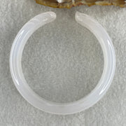 Natural Pinky Agate 9 Tail Fox Bangle 29.8g Internal Diameter 58.7mm 10.8 by 7.2mm - Huangs Jadeite and Jewelry Pte Ltd