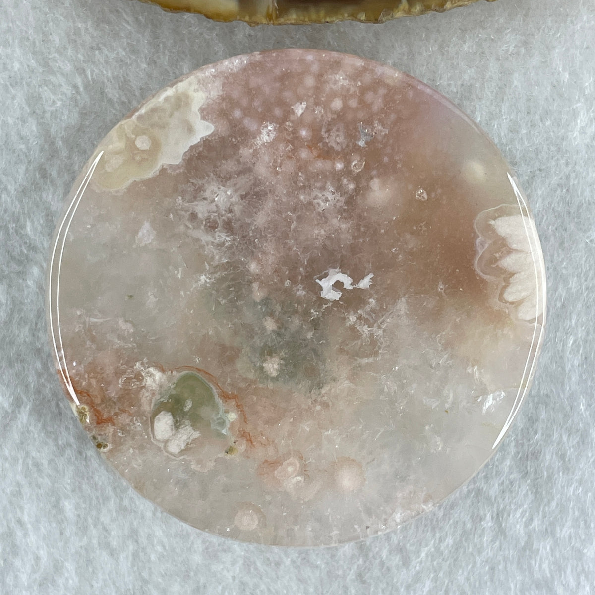 Natural Pink Flower Agate Oval Bangle Set | (68.69g | 55.6mm ID | 9.0 x 6.9mm | Blooming Self-Love & Emotional Renewal Anchor, Feng Shui Harmony & Sovereign Guifei Stacking Bangle Set) - Huangs Jadeite and Jewelry Pte Ltd