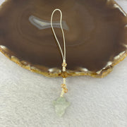 Type A Light Green Jadeite Angel Anklet/Bracelet 2.23g 18.8 by 17.1 by 4.0mm - Huangs Jadeite and Jewelry Pte Ltd