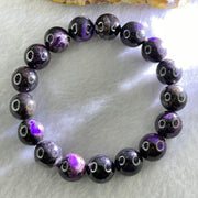 Very Good Grade Natural Sugilite Bracelet 天然苏纪石手链 46.25g 17cm 11.8mm 17 Beads - Huangs Jadeite and Jewelry Pte Ltd