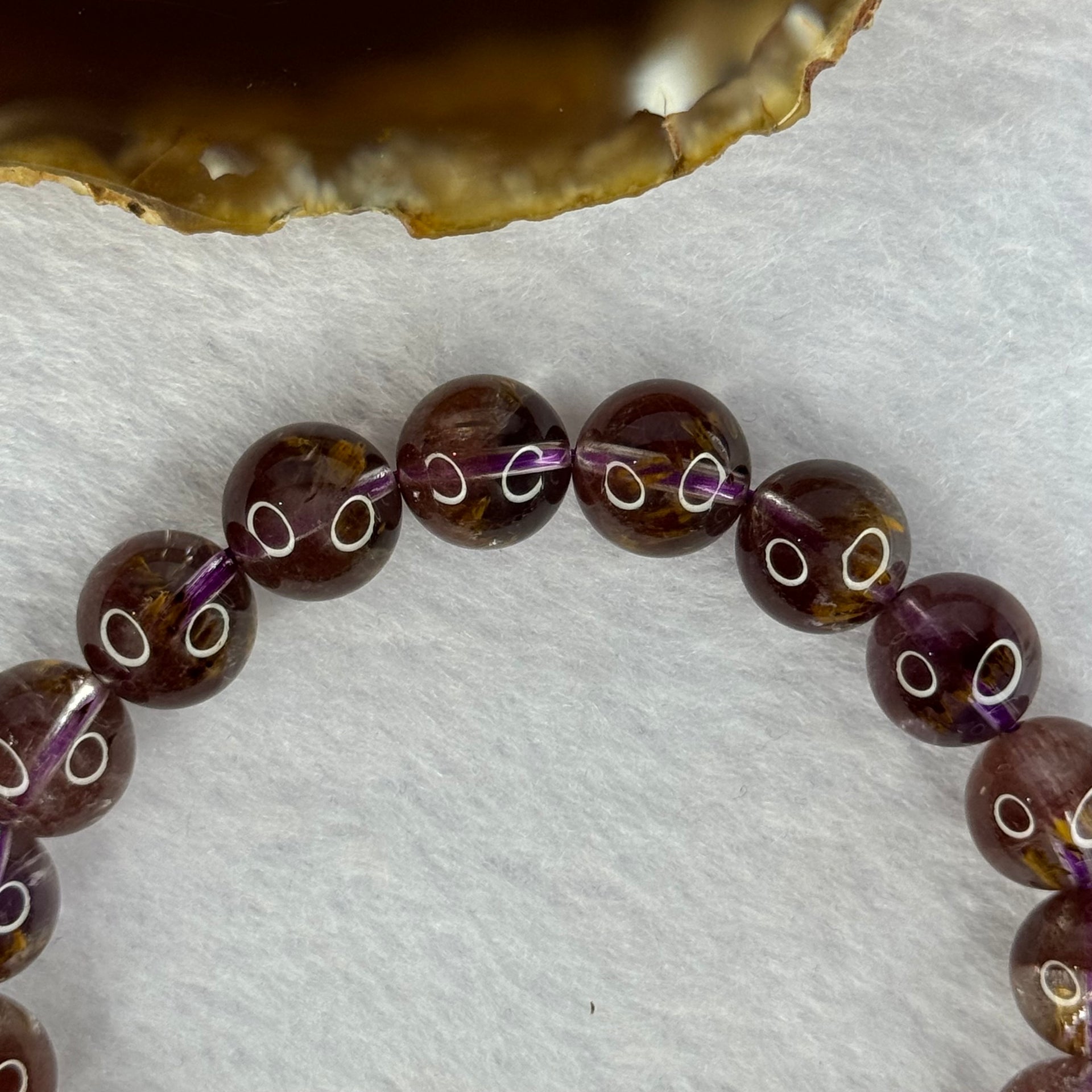 Very Good Grade Natural Auralite 23 Bracelet 天然激光23手链 - Huangs Jadeite and Jewelry Pte Ltd