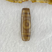 Natural Powerful Tibetan Old Oily Agate Sky Door Serenity 1 Eye Dzi Bead Heavenly Master (Tian Zhu) 一眼天诛 8.49g 38.1 by 11.7mm - Huangs Jadeite and Jewelry Pte Ltd