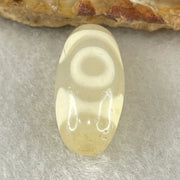 Natural Powerful Tibetan Old Oily Agate 3 Eyes Dzi Bead Heavenly Master (Tian Zhu) 三眼天诛 2.90g 20.5 by 9.8mm - Huangs Jadeite and Jewelry Pte Ltd