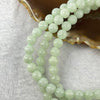 Type A Semi Light Green Jadeite 108 beads necklace 6.9mm 57.57g - Huangs Jadeite and Jewelry Pte Ltd