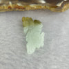 Type A Faint Green with Brown and Yellow Jadeite Kirin 麒麟 4.82g 29.9 by 15.0 by 6.0mm - Huangs Jadeite and Jewelry Pte Ltd