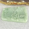 Type A Green Shan Shui Jadeite 28g 38.7 by 49.7 by 6.4mm - Huangs Jadeite and Jewelry Pte Ltd
