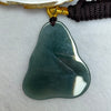 Type A Blueish Green Jadeite Guan Yin Pendant 18.44g 39.2 by 35.3 by 6.3mm - Huangs Jadeite and Jewelry Pte Ltd