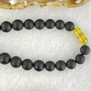 Natural Dark Matt Amber Beads Necklace 特一 31.52g 50cm 7.2 - 15.0mm 51 Beads - Huangs Jadeite and Jewelry Pte Ltd